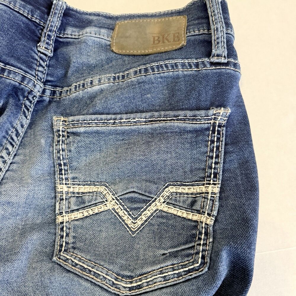 BKE Jeans Mens 29x33 Blue Jake Straight Leg Denim Regular Fit Stretch Med. Wash - Picture 5 of 15